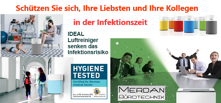 IDEAL Luftreiniger Infektionszeit
